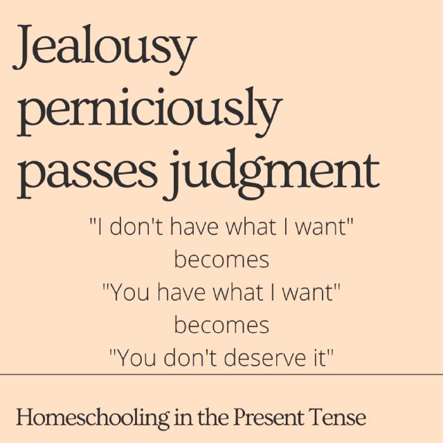 Jealousy Perniciously Punishes