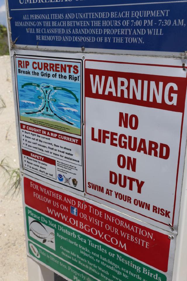 No Lifeguard on Duty